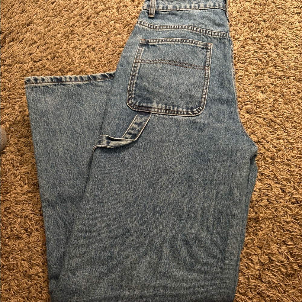 Princess Polly Blue Relaxed Jeans
